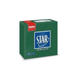 Serwetka Fato Star 2-warstwowa 38x38cm zielona 40 sztuk/opakowanie 122389391 - Serwetki