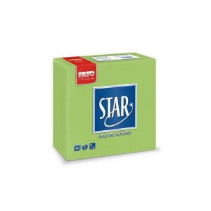 Obrúsok Fato Star 2-vrstvový 38x38cm jablkovo zelený 40 kusov/bal 129990729 - FATO Servítky