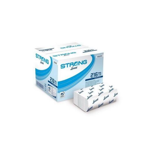 Lucart Strong L-One șervețel pliat, 2 straturi, 150 coli, 40 pachete/cutie 122389399