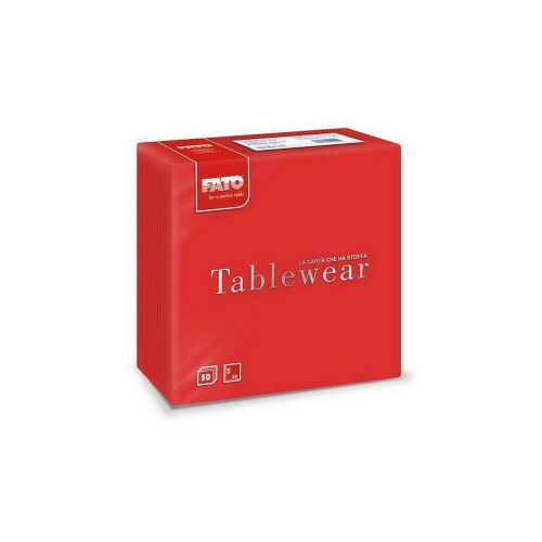 Fato Airlaid Serviette 40x40cm Rot 50 Blatt 122389441