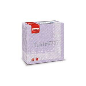 Fato Airlaid szalvéta 40x40cm Cachemire lilac-halvány lila mintás 50 lapos 122389445