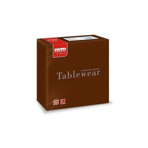Fato Airlaid Serviette 40x40cm kakao 50 Blatt 122389446 - Servietten