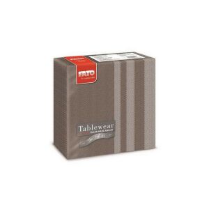 Fato Airlaid szalvéta 40x40cm Tweed Chocolate 50 lapos 122389451