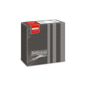Fato Airlaid szalvéta 40x40cm Tweed fekete 50 lapos 122389452