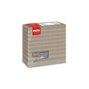 Obrúsok Fato Airlaid 40x40cm Čipka lieskový orech 50 listov 122389454 - FATO Servítky