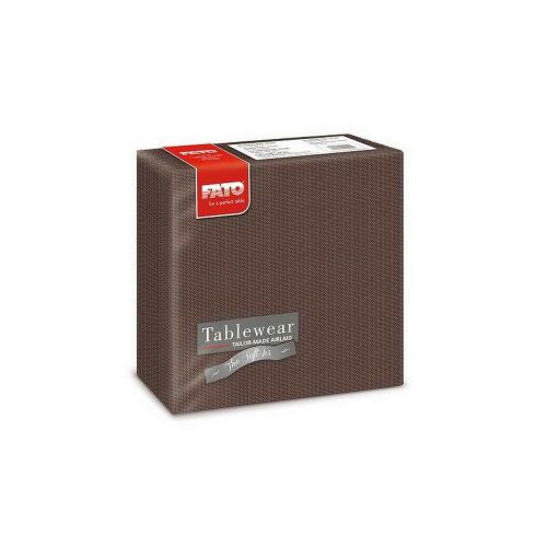 Fato Airlaid szalvéta 40x40cm Shade csokoládé barna 50 lapos 122389463