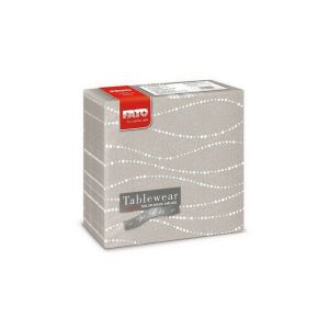 Obrúsok Fato Airlaid 40x40cm Perle dove-šedá 50 listov 122389471 - FATO Servítky