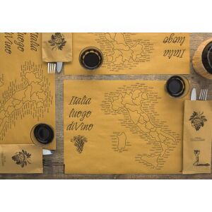 Infibra evőeszköztartó Italia Luogo Divino 2 rétegű 38x38 fehér szalvétával 125 darab/csomag 129990629 - Салфетки