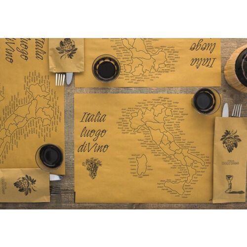 Pojemnik na sztućce Infibra Italia Luogo Divino 2-warstwowy 38x38 białe serwetki 125 sztuk/opakowanie 129990629