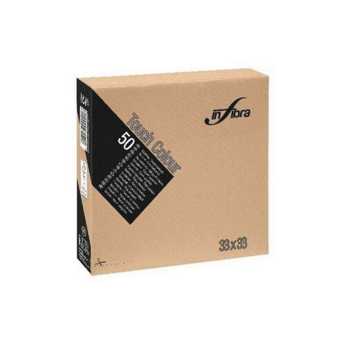 Infibra Serviette 33x33cm cappuccino 2-lagig 50 Blatt/Packung 122391041