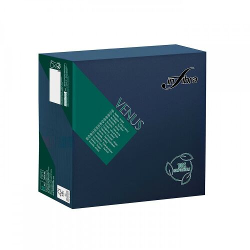 Infibra Venus airlaid obrúsok 40x40cm tmavomodrý 50 listov/bal 122391070