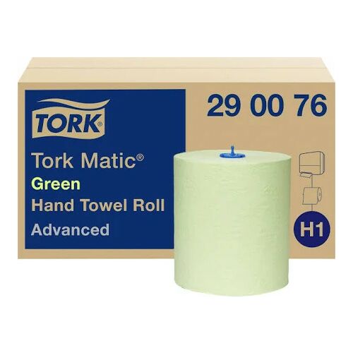 Tork kéztörlő H1 Matic tekercses Advanced 2r, 150m/tek, zöld, 6tek/karton 122391776