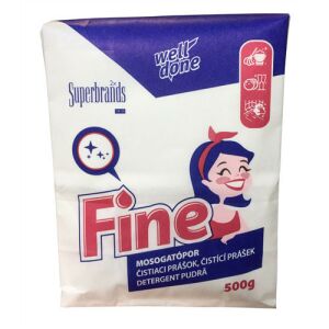 Well Done Fine Mosogatószer Por - 500g (9db/karton) 122392023 - Well Done