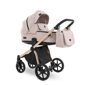 Bergon Camarelo Previo multifunkciós babakocsi 3in1 -02 rózsaszín