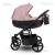 Camarelo Navo 2 az 1-ben multifunkciós babakocsi rózsaszínben, tágas hordozóval