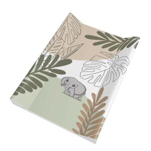 Merev pelenkázó lap 50x70cm -Mintás elefánt