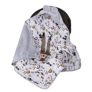 Duetbaby babahordozóba takaró-Szürke Láma