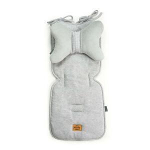 Floo babakocsi betét pillangó párnával - Szürke