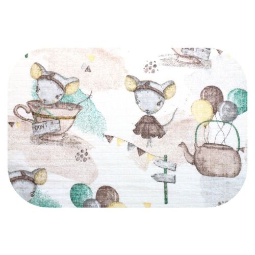 Színes mintás textil pelenka 70x80 cm-Egér a csészében 122394534