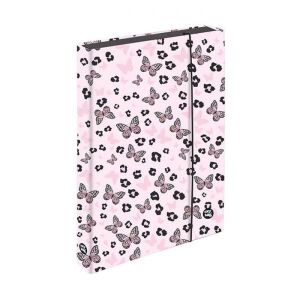 Oxy Next Butterfly A4 Füzetbox - Rózsaszín - Füzetbox
