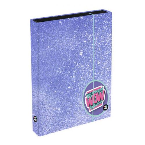 OXY Next Shiny A4 Lila Füzetbox Gumis Zárással