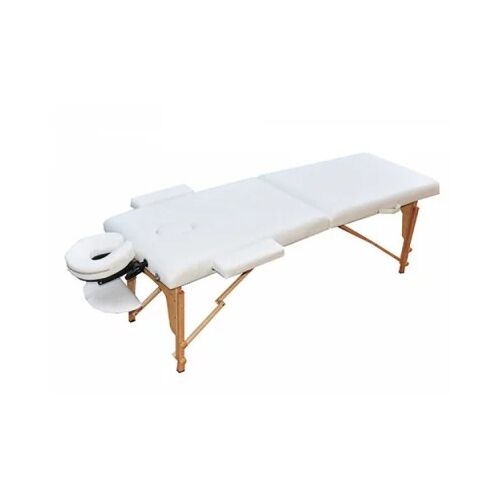 ZENET ZET-1042 biały przenośny stół do masażu z regulowanym zagłówkiem i podłokietnikami