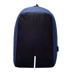 Rucsac laptop albastru Dollcini, vedere frontală - Genți și huse laptop