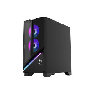 MSI MPG Infinite X3 AI Gaming Desktop PC, Intel Ultra 7, RTX 5080, angled view - Gaming