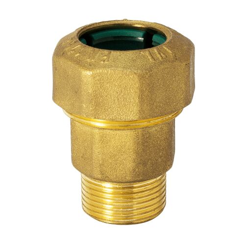 TECNOVIELLE KPE réz külső menetes átmeneti idom, 25mmx3/4"K 123853005