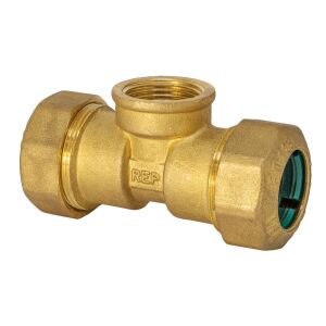 TECNOVIELLE KPE réz T-idom, 25mmx3/4"Bx25mm 123133431 - KPE idom