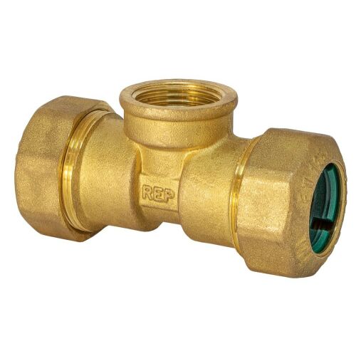 TECNOVIELLE KPE réz T-idom, 32mmx1"Bx32mm 123133432