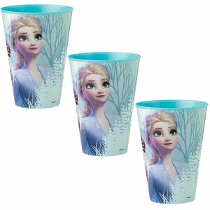 3 darabos műanyag pohár szett Frozen mintával, BPA-mentes, 430 ml, többszínű 122411541 - Pohár