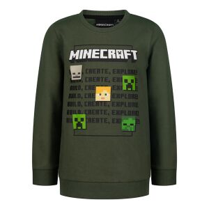 Bluse MINECRAFT bauen, erstellen, erkunden, Größe 140 136151400 - Pullover für Kinder
