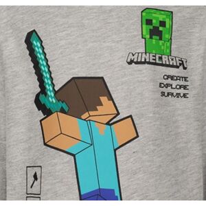 Bluza pentru copii cu gluga Minecraft create, explore, survive, Gri, 12 ani/152 cm 136146594 - Modă și îmbrăcăminte
