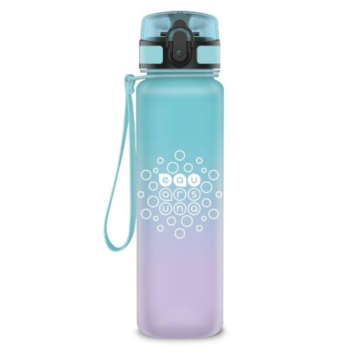 Ars Una 600ml BPA-freie Wasserflasche mit blau-lila Farbverlauf und weißem Logo