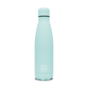 Drink & Go CoolPack Powder mint 500ml Edelstahl-Isolierflasche, blau - Thermoskannen und Getränkehalter