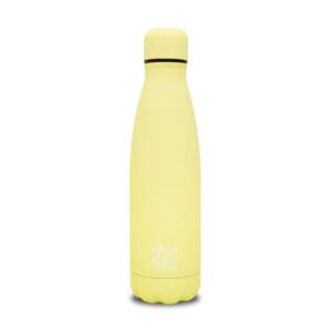 Gelbe CoolPack Powder Drink & Go isolierte Edelstahl Trinkflasche, 500 ml - Thermoskannen und Getränkehalter