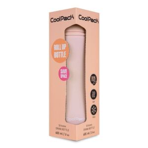 Faltbare Silikonflasche COOLPACK - PUMP - Puderpfirsich 136156755 - Füttern