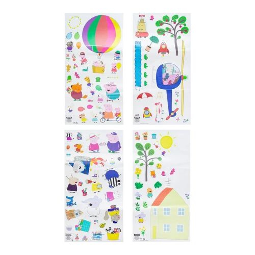 Peppa Pig samolepiace nálepky na stenu-44 x 23 cm 136152071