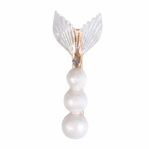 Pandora THK Brosche Meerjungfrau, Fee, Königin, Perle, Weiß, Gold 122413868 - Schmuck für Damen