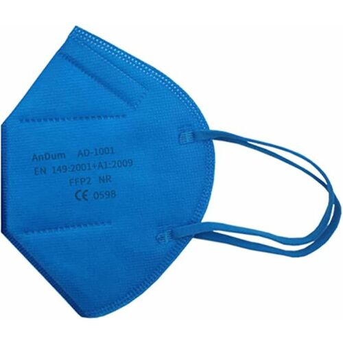 Masti FFP2 albastru deschis Set 30, model  AD-1001, 5 straturi, ambalate individual 122414039