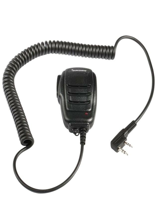 Set Microfon Quansheng, difuzor extern, Speaker Mic cu HandsFree model THK® pentru statii radio Quansheng, Puxing, Baofeng, Wouxun, Kenwood