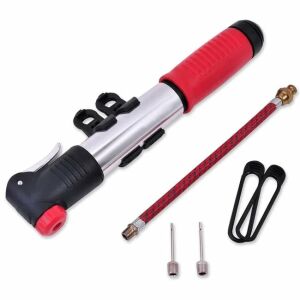 Alumínium mini kézi szivattyú, többfunkciós, fekete színű 122414832 - Pumpa