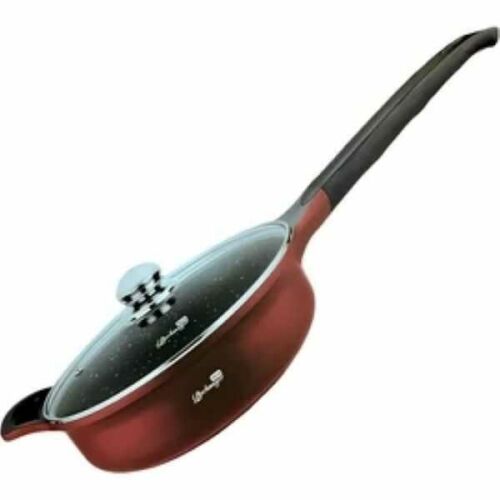 Bachmayer Granite Line 32 cm-es Wok serpenyő üvegfedővel