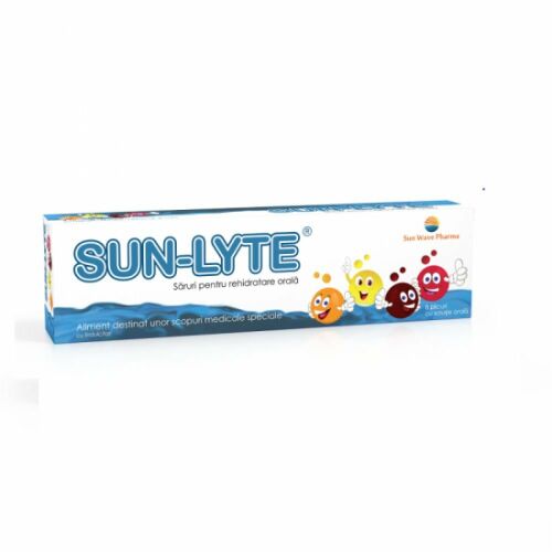 Sun-Lyte orális rehidratációs sók a Sun Wave Pharmától, 8 tasak - Egészségügyi eszköz
