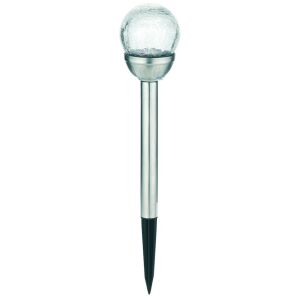 Entac Kerti Szolár Lámpa 400mm Rozsdamentes acél Üveg fej 1 LED RGB 12/kínáló