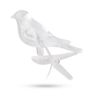 Entac LED Solar String Light с форма на птица, прозрачна пластмаса, LED - Слънчев фенер