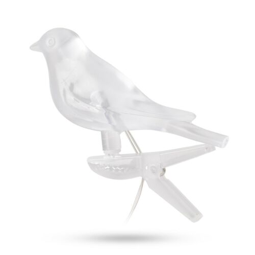 Entac LED Solar String Light с форма на птица, прозрачна пластмаса, LED