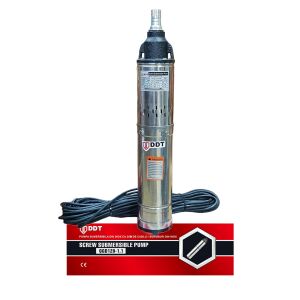 DDT QGD120-1.1 Csavaros Merülő Szivattyú, rozsdamentes acél, 120m, 3m³/h, 20m kábel - DDT