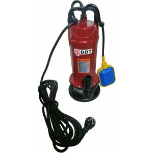 DDT QDX-16 merülő szivattyú úszókapcsolóval, 370W, piros/fekete - DDT